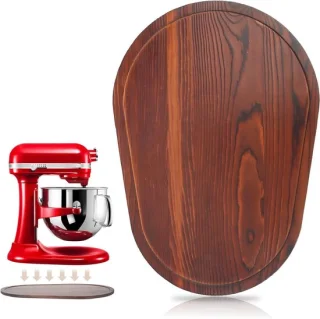 Mixer Schuifmat voor keukenmachine 5.5-8 QT houtkleur
