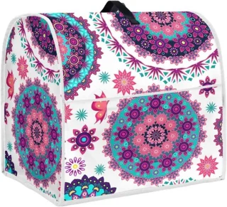 Mixerhoes bloemenprint beschermhoes