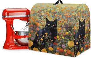 Mixerhoes keuken bloemenprint