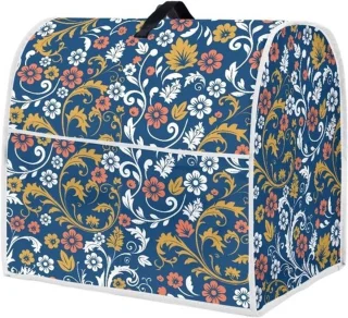 Mixerhoes keuken met opbergzakken vintage bloemen