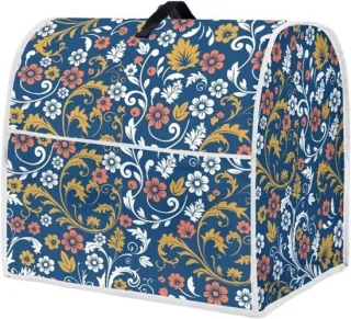 Mixerhoes keuken met opbergzakken vintage bloemen