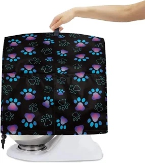 Mixerhoes keukenmachine groot formaat hondenpootjes print