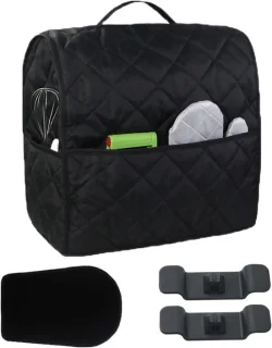 Mixerhoes keukenmachine zwart 36 x 23 x 36 cm
