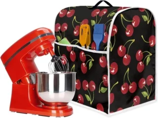 Mixerhoes L rood kersenpatroon