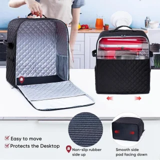 Mixerhoes met handvat, keuken stofhoes, 37x24x43 cm, multicolor