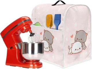 Mixerhoes voor keukenmachine, kattenprint, 37 cm