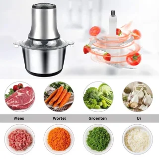 MKSS Foodprocessor RVS Zilver