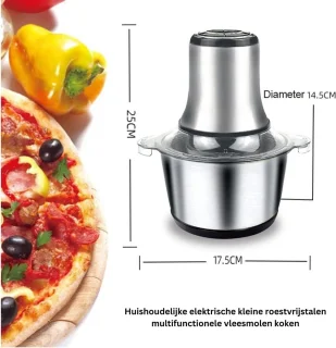 MKSS Foodprocessor RVS Zilver