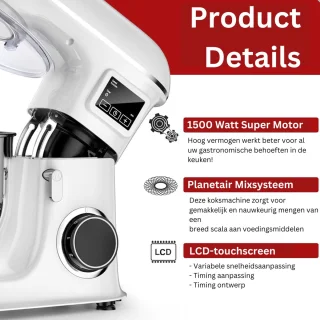 MKSS® Keukenrobot Wit