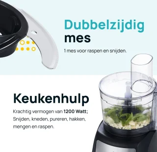 MOA FP511 Foodprocessor 1,5L 1200W