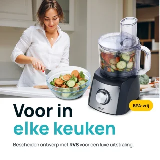 MOA FP511 Foodprocessor 1,5L 1200W