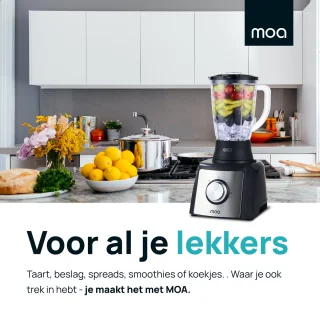 MOA FP511 Foodprocessor 1,5L 1200W