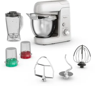 Moulinex Bake Partner QA523B10 keukenmachine wit 4,6L