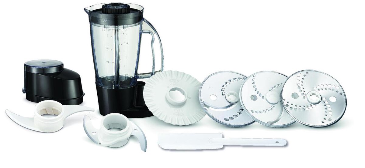 Wat vinden we goed aan de Moulinex Double Force Compact FP546811 Keukenmachine Foodprocessor zwart