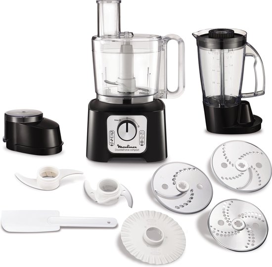 Moulinex Double Force Compact FP546811 Keukenmachine Foodprocessor zwart review