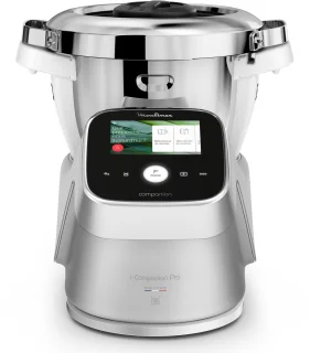 De Moulinex I-Companion Touch Pro HF93ECF0 kokende keukenmachine in één oogopslag
