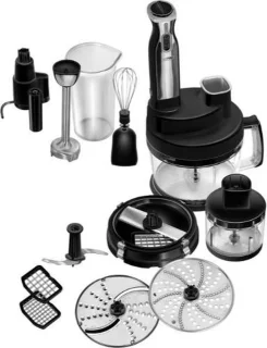 MPM Keukenmachine Foodprocessor 800W Zwart