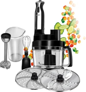 MPM Keukenmachine Foodprocessor 800W Zwart