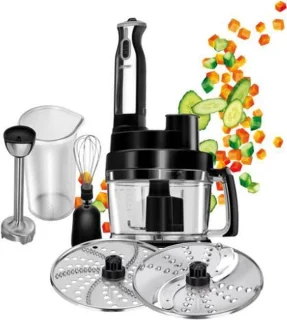 MPM Keukenmachine Foodprocessor 800W Zwart
