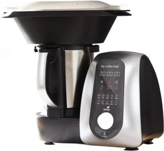 My Little Chef keukenmachine 1700W zwart zilver