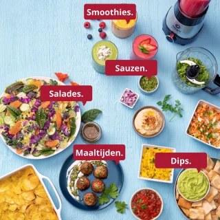 NutriBullet Magic Bullet Kitchen Express - Blender met foodprocessor - Zwart