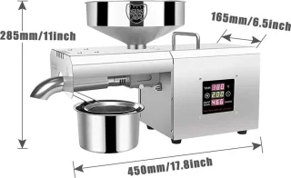 Oliepers Automatische Commerciële Extractor voor Kokosnoot en Zaden