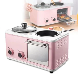 Ontbijtapparaat keukenmachine alles-in-één roze