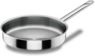 Paellapan koekenpan 24 cm zilver