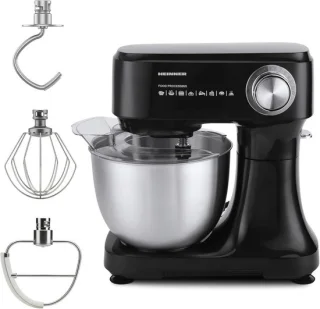 Planetaire mixer keukenmachine zwart