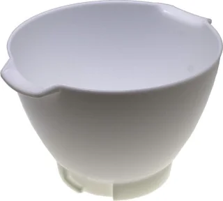 Plastic mixkom voor keukenmachine, wit