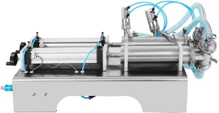 De Pneumatische Dubbele Buis Vulmachine 100-1000 ml in één oogopslag