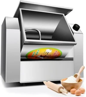 Professionele deegmixer keukenmachine kneedmachine 3 kg zilver