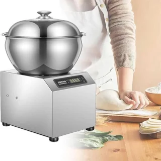 Professionele deegmixer - zilver