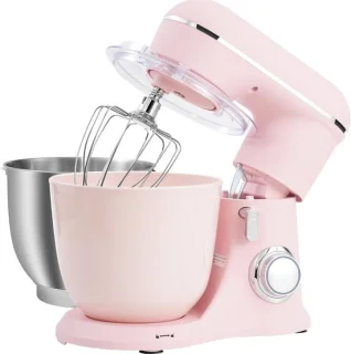 QUOVO® mixer met mengkom donkerroze