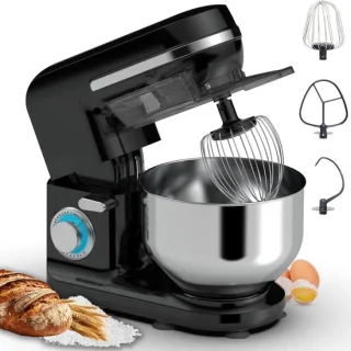 Quovo mixer met mengkom zwart
