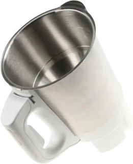 Reservekom voor keukenmachine roestvrij staal 2 liter zilver