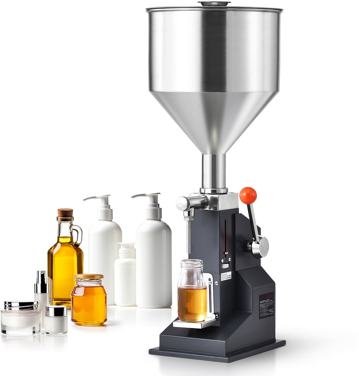 De Roestvrijstalen Handmatige Pasteivulmachine 5-100 ml in één oogopslag