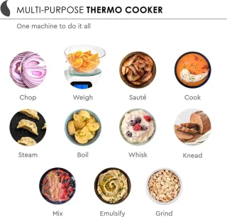 Royal Swiss® Thermo Food Processor - Kookmachine