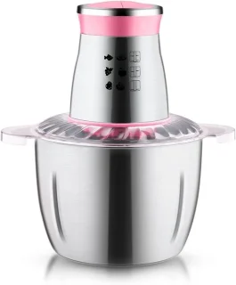 Roze keuken gehaktmolen en vleesmolen mixer