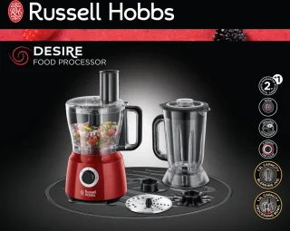 Russell Hobbs Desire 24730-56 Food Processor Rood