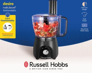 Russell Hobbs Desire Matte Charcoal Foodprocessor 27111-56