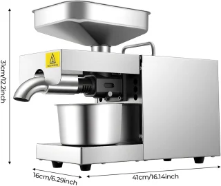 RVS Elektrische Oliepersmachine