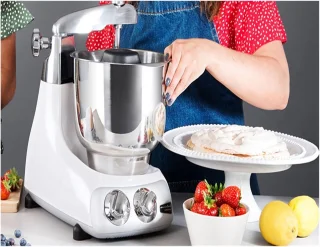 RVS Mengkom - Klopkom Staaf - Bakken Ingrediënten Mengen - Uniform en Delicaat Roeren - 2.5L - Zilverkleurig