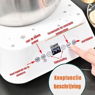 Wat vinden we goed aan de RVV Deegmachine 5L - Elektrische Keukenmixer