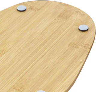 Schuifplaat voor keukenmachine - verplaatsmat voor apparaten - 38,7 x 27,5 cm - houtkleur