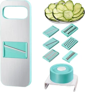 Snijmachine keuken schaaf hakselaar blauw