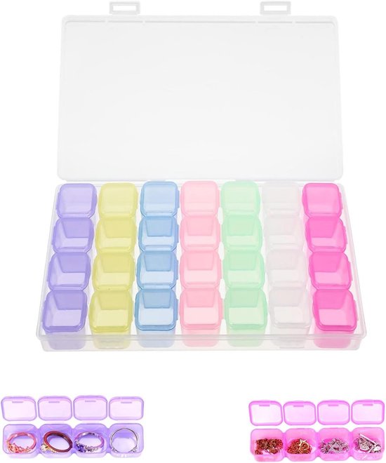 Sorteerdoos 28-vaks Kunststof Verstelbaar review