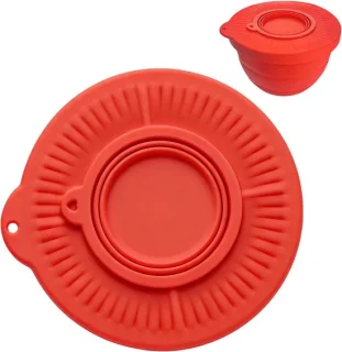 Spatbescherming mixer, komdeksel en trechter - rood