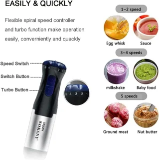Staafmixer 700 ml multicolor