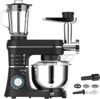 Staande keukenmixer elektrisch zwart